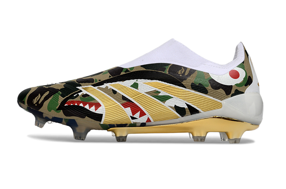 Adidas Predator 25 laceless Custom x Bape Elite FG